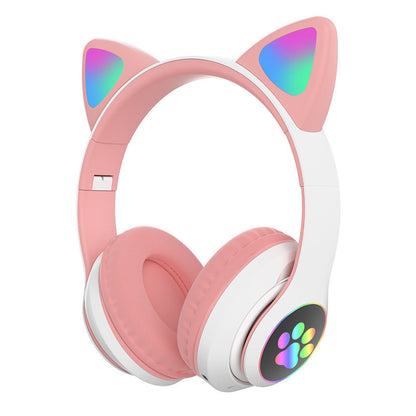 LED Bluetooth Katzenohren Kopfhörer Drahtlos